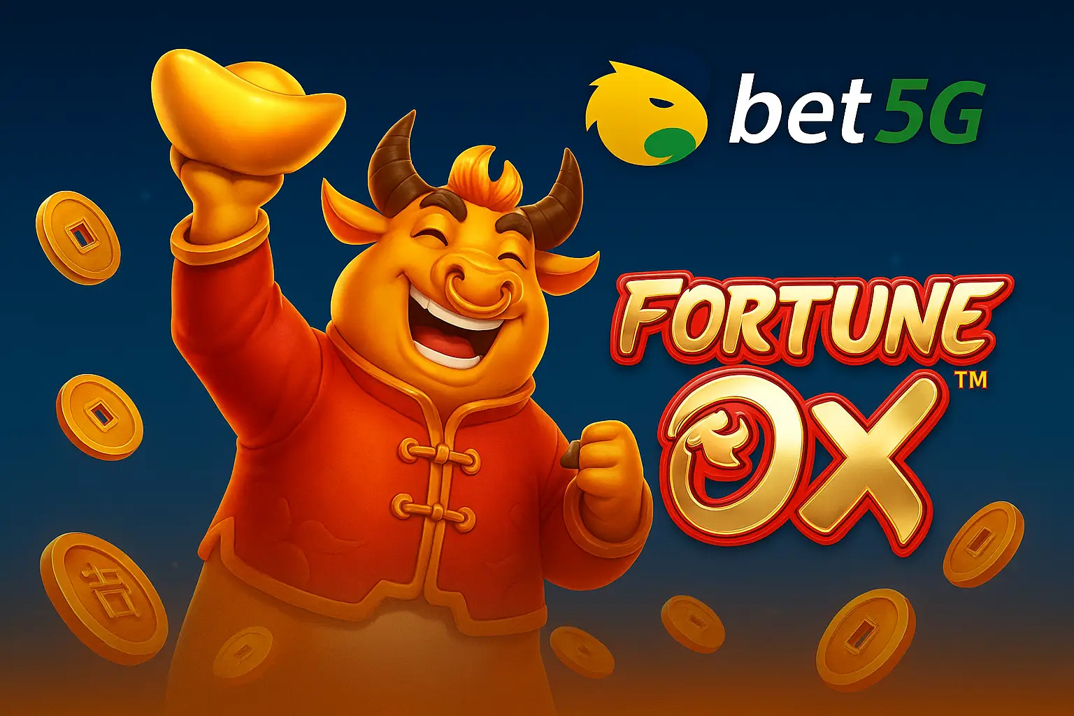 Fortune Ox no BET5G - Aposte Agora e Reivindique Seus Ganhos